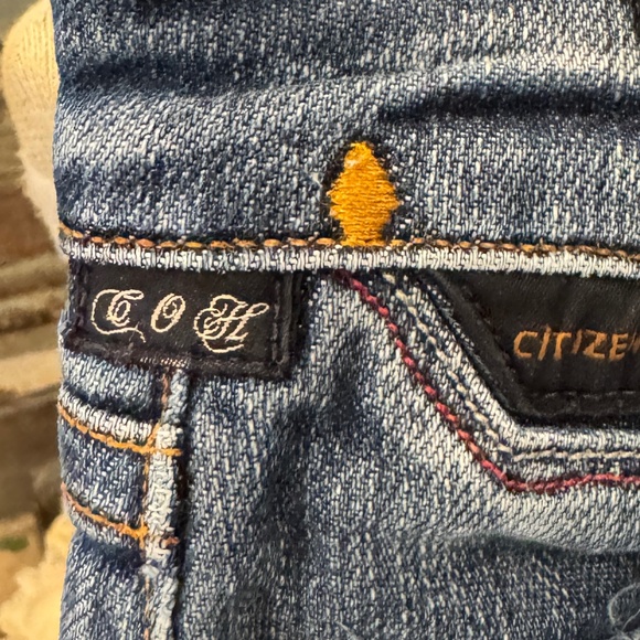 COH Citizens Of Humanity DYLAN DISTRESSED Drop Rise Cropped JEANS | 28 - Picture 8 of 13